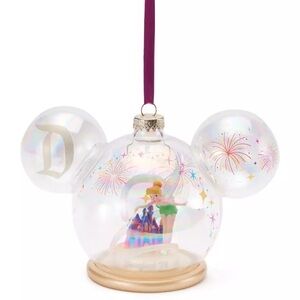 Disney 70th Anniversary Mickey Mouse icon glass ball ornament-Tinker Bell